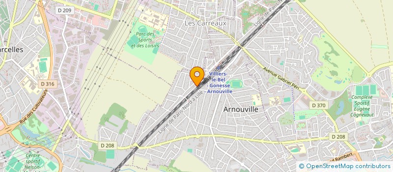 localisation de l'entreprise TROIS ETOILES à ARNOUVILLE