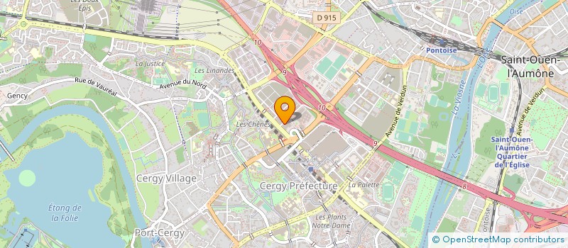 localisation de l'entreprise TROIS ETOILES MEDIA SAS à CERGY