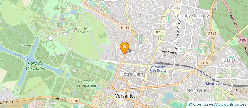 localisation de l'entreprise TROIS FILS à VERSAILLES