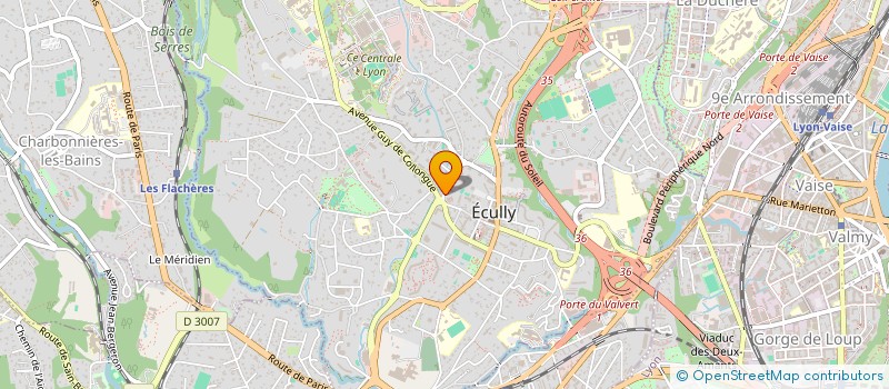 localisation de l'entreprise TROIS FOIS M  ECULLY