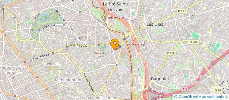 localisation de l'entreprise TROIS FRERES  PARIS