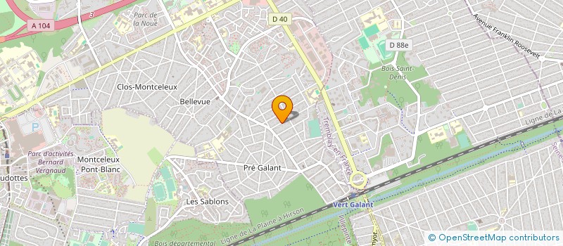localisation de l'entreprise TROIS FRERES à VILLEPINTE