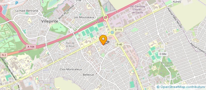 localisation de l'entreprise TROIS FRERES BAT à VILLEPINTE