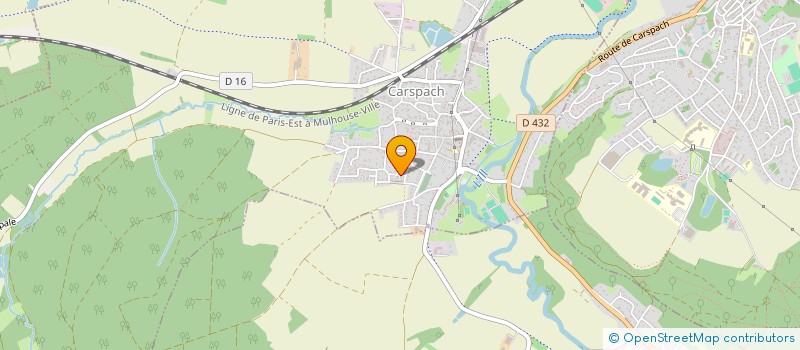 localisation de l'entreprise TROIS FRONTIERES PECHE SENSAS  CARSPACH