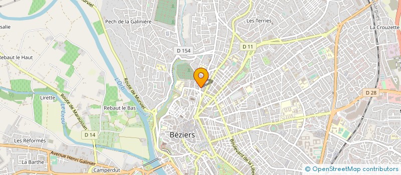localisation de l'entreprise TROIS G SERVICES à BEZIERS