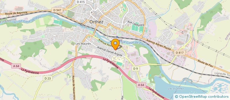 localisation de l'entreprise TROIS GENERATIONS  ORTHEZ