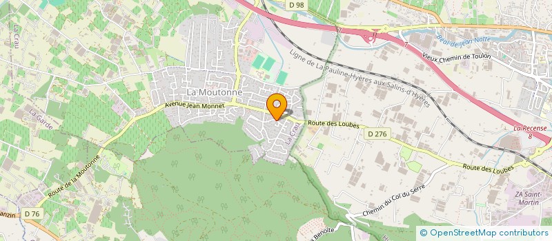 localisation de l'entreprise TROIS GOUTTES D'EAU  LA CRAU