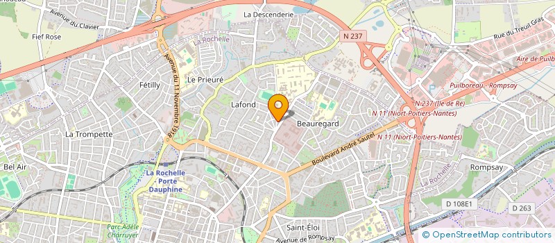 localisation de l'entreprise TROIS-J  LA ROCHELLE