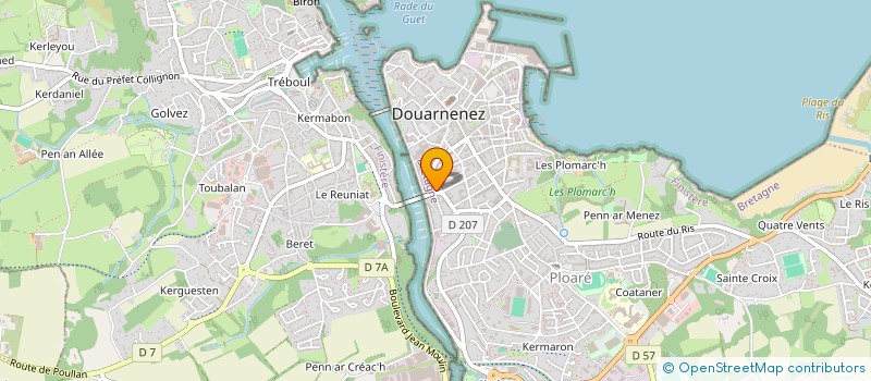 localisation de l'entreprise TROIS JASMIN STUDIO DEJA à DOUARNENEZ