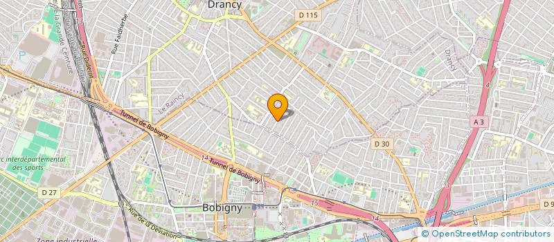 localisation de l'entreprise TROIS K à DRANCY