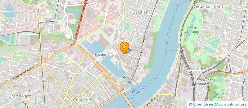 localisation de l'entreprise TROIS L  BORDEAUX