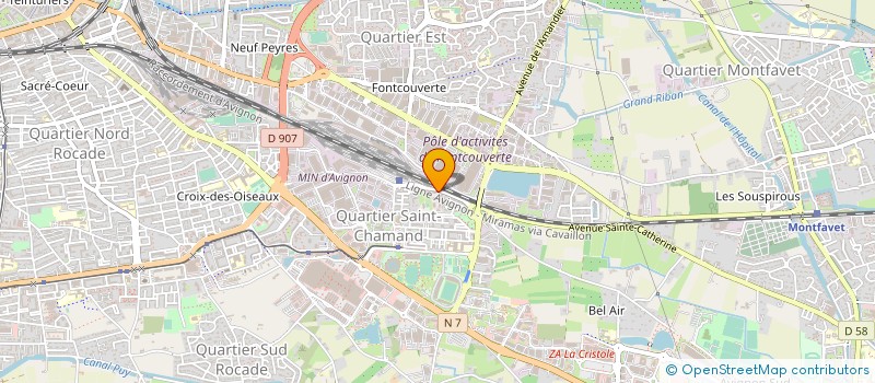 localisation de l'entreprise TROIS LITS à AVIGNON