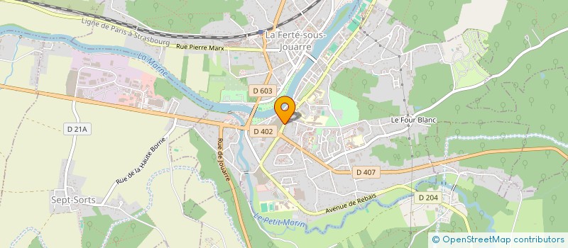 localisation de l'entreprise TROIS LOGIS à LA FERTE-SOUS-JOUARRE