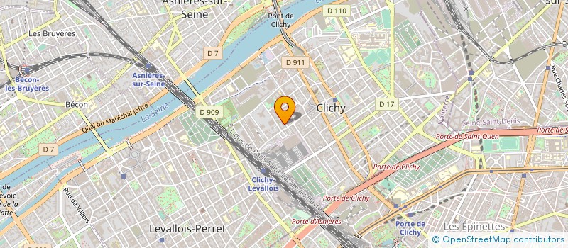 localisation de l'entreprise TROIS LUMIERES PRODUCTIONS à CLICHY