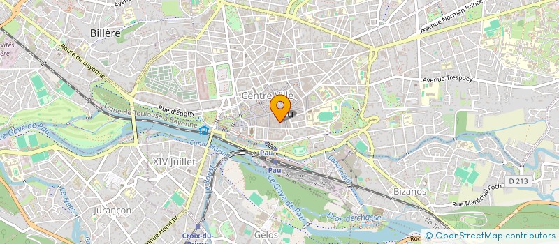 localisation de l'entreprise TROIS M à PAU