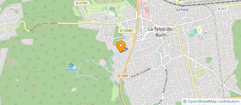 localisation de l'entreprise TROIS MA SOULE  LA TESTE-DE-BUCH