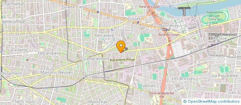 localisation de l'entreprise TROIS MAGES  VILLEURBANNE