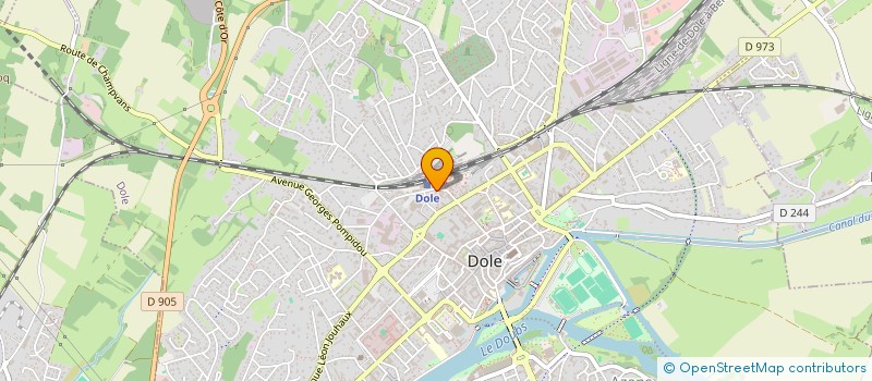 localisation de l'entreprise TROIS MAGOT à DOLE