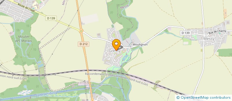 localisation de l'entreprise TROIS MURS ET DEMI (OU LES EPIES)  GRESSY