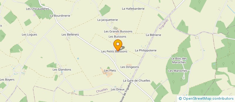 localisation de l'entreprise TROIS PETITES NOTES à CHUELLES