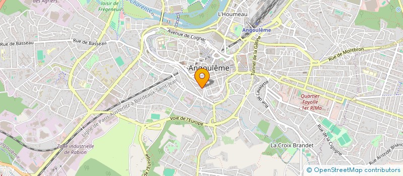 localisation de l'entreprise TROIS PETITS POINTS à ANGOULEME