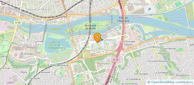 localisation de l'entreprise TROIS PIEDS SIX POUCES  TOURS