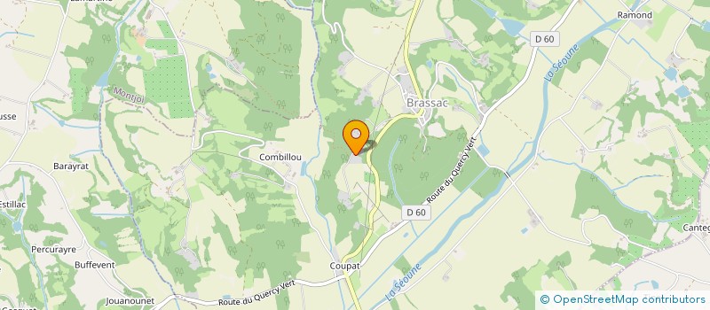 localisation de l'entreprise TROIS PIERRES  FAUROUX