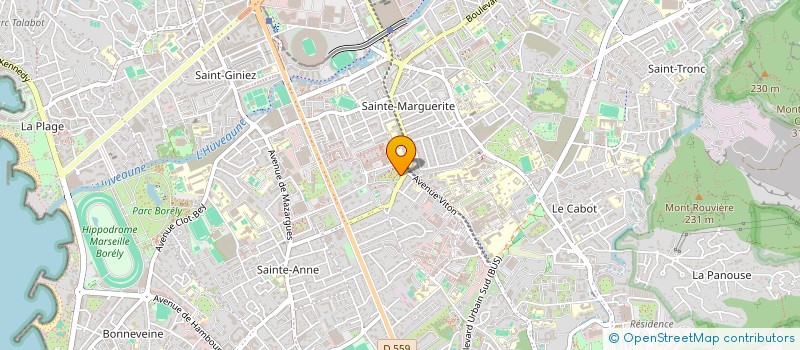 localisation de l'entreprise TROIS PIQUES INFORMATIQUE  MARSEILLE