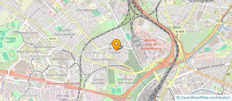 localisation de l'entreprise TROIS PLUMES à STRASBOURG