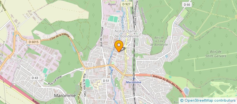 localisation de l'entreprise TROIS QUART COM  MAROMME