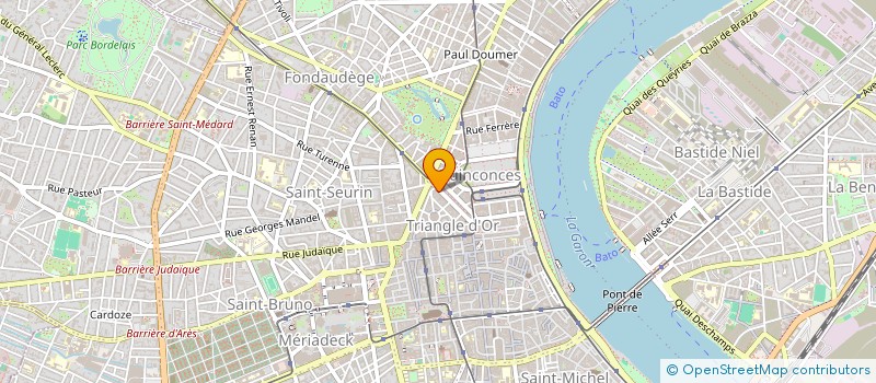 localisation de l'entreprise TROIS-QUATORZE CONSULTING  BORDEAUX