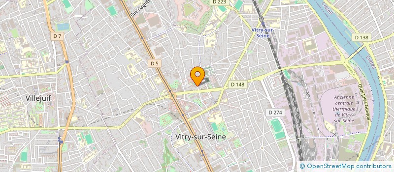 localisation de l'entreprise TROIS R à VITRY-SUR-SEINE