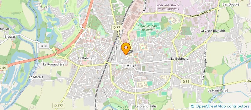 localisation de l'entreprise TROIS R  BRUZ