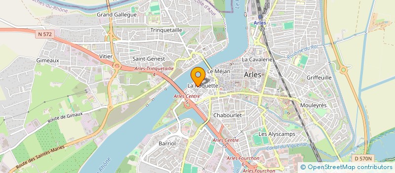 localisation de l'entreprise TROIS R à ARLES