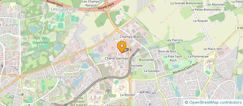 localisation de l'entreprise TROIS RIVES  CESSON-SEVIGNE
