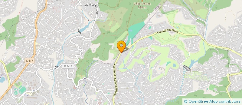 localisation de l'entreprise TROIS RIVIERES  SAINT-RAPHAEL