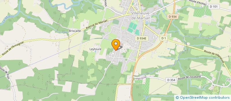 localisation de l'entreprise TROIS SENS & VINS  VILLENEUVE-DE-MARSAN