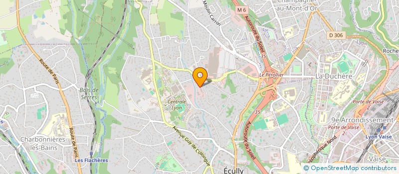 localisation de l'entreprise TROIS14  ECULLY