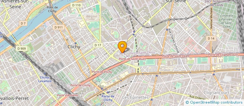localisation de l'entreprise TROISA à CLICHY