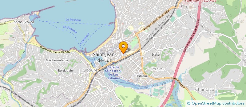 localisation de l'entreprise TROISCENTSOIXANTE à SAINT-JEAN-DE-LUZ