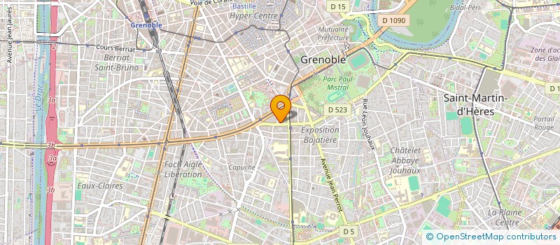 localisation de l'entreprise TROISEL à GRENOBLE