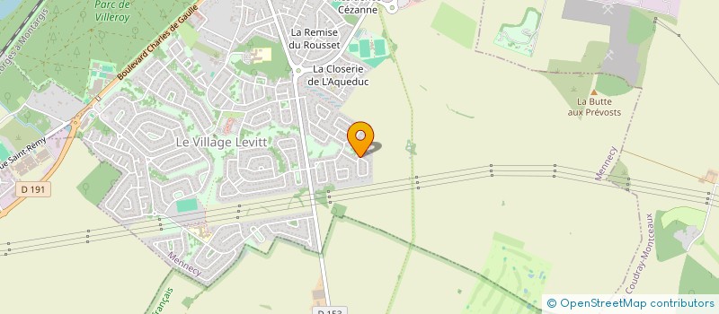 localisation de l'entreprise TROISEM  MENNECY