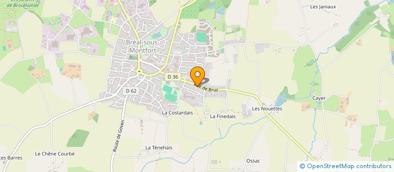 localisation de l'entreprise TROISER à BREAL-SOUS-MONTFORT