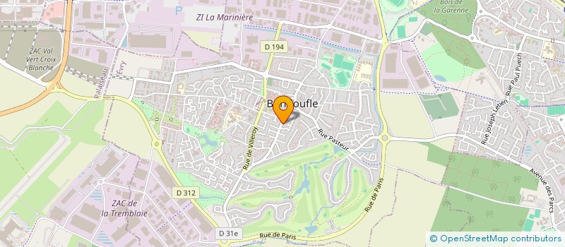 localisation de l'entreprise TROISIEME MONDE à BONDOUFLE