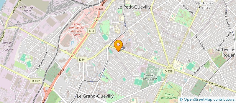 localisation de l'entreprise TROISIEME RIS à LE PETIT-QUEVILLY