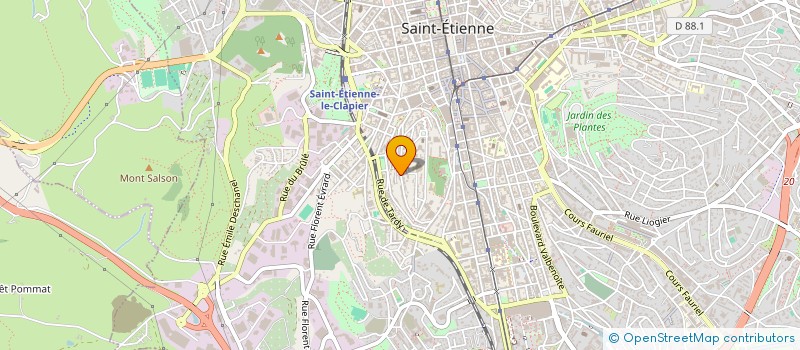 localisation de l'entreprise TROISIEMESEMAINE  SAINT-ETIENNE