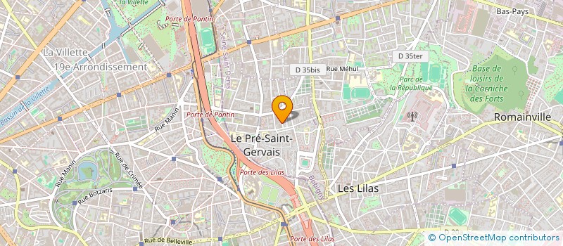 localisation de l'entreprise TROISPLUSX à LE PRE-SAINT-GERVAIS