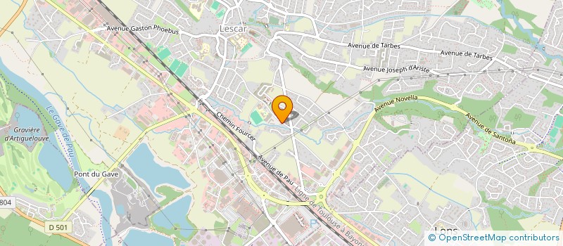 localisation de l'entreprise TROIZA à LESCAR