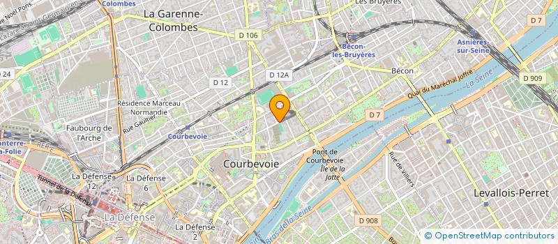 localisation de l'entreprise TROIZED INTERNATIONAL à COURBEVOIE