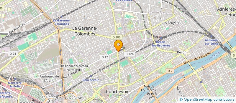 localisation de l'entreprise TROIZED S.A.R.L. à COURBEVOIE